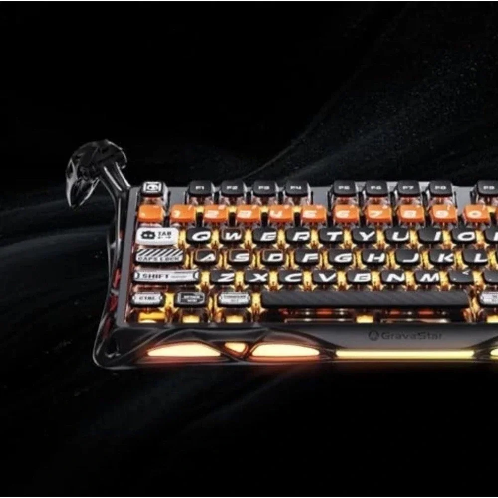 Mercury K1‎ Pro Wireless Gaming Keyboard, Aluminum Alloy, 75% Layout CyberFlare